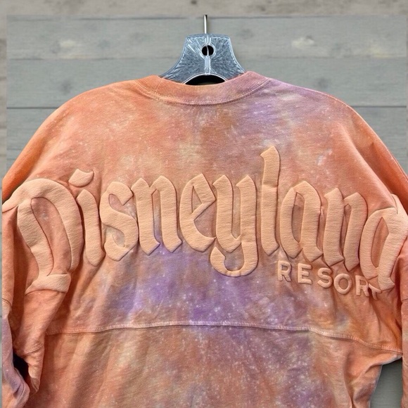 Disneyland Spirit Jersey – Tie-Dye Lightweight Pink Orange Size Medium - Picture 2 of 9
